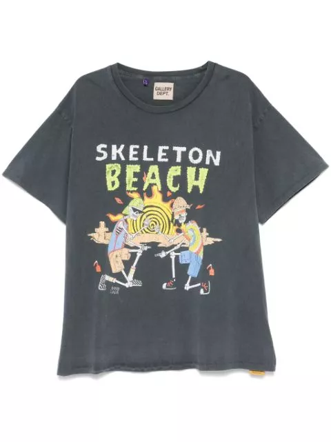 Cheap GALLERY DEPT. Skeleton Beach T-shirt Women 0121