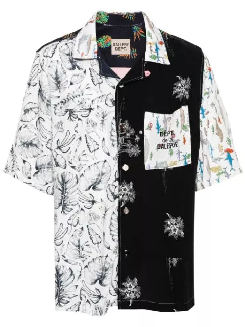 Cheap GALLERY DEPT. Parker mix-print shirt Men 0116