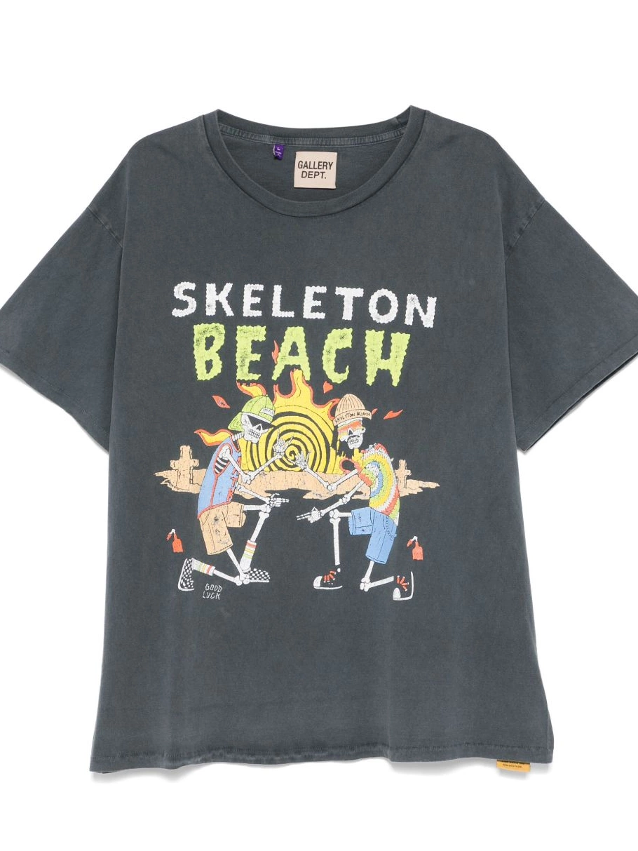 Cheap GALLERY T-shirt Skeleton Women Beach DEPT. 0218