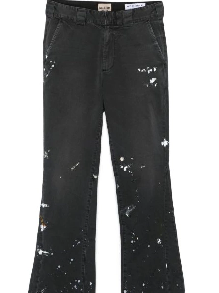 Cheap paint trousers GALLERY Women DEPT. splatter-detail 0226