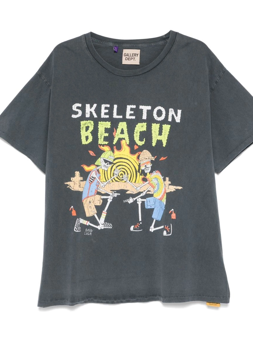 Affordable T-shirt GALLERY Women Skeleton Beach DEPT. 0213