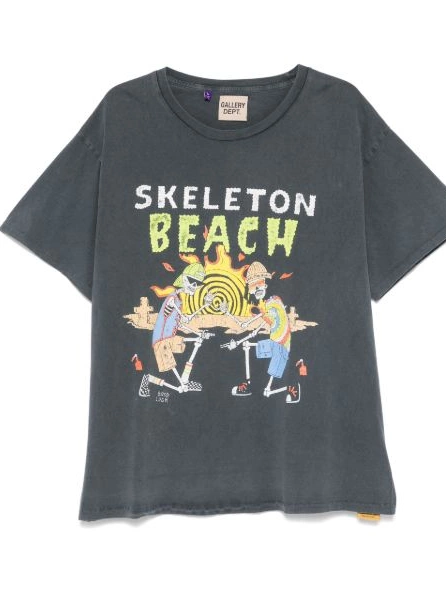 Affordable T-shirt GALLERY Women Skeleton Beach DEPT. 0213