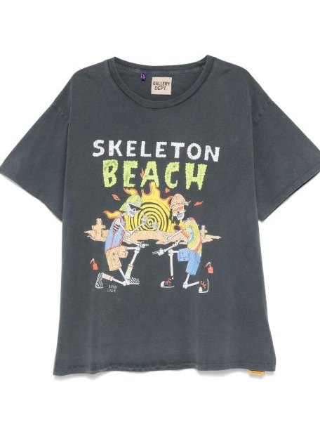 Cheap GALLERY T-shirt Skeleton Women Beach DEPT. 0218