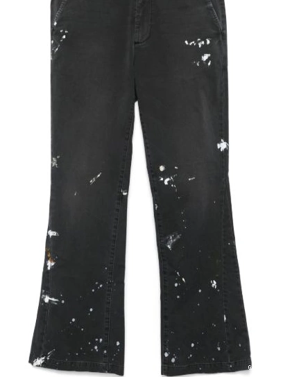 Cheap paint DEPT. Women splatter-detail GALLERY trousers 0210