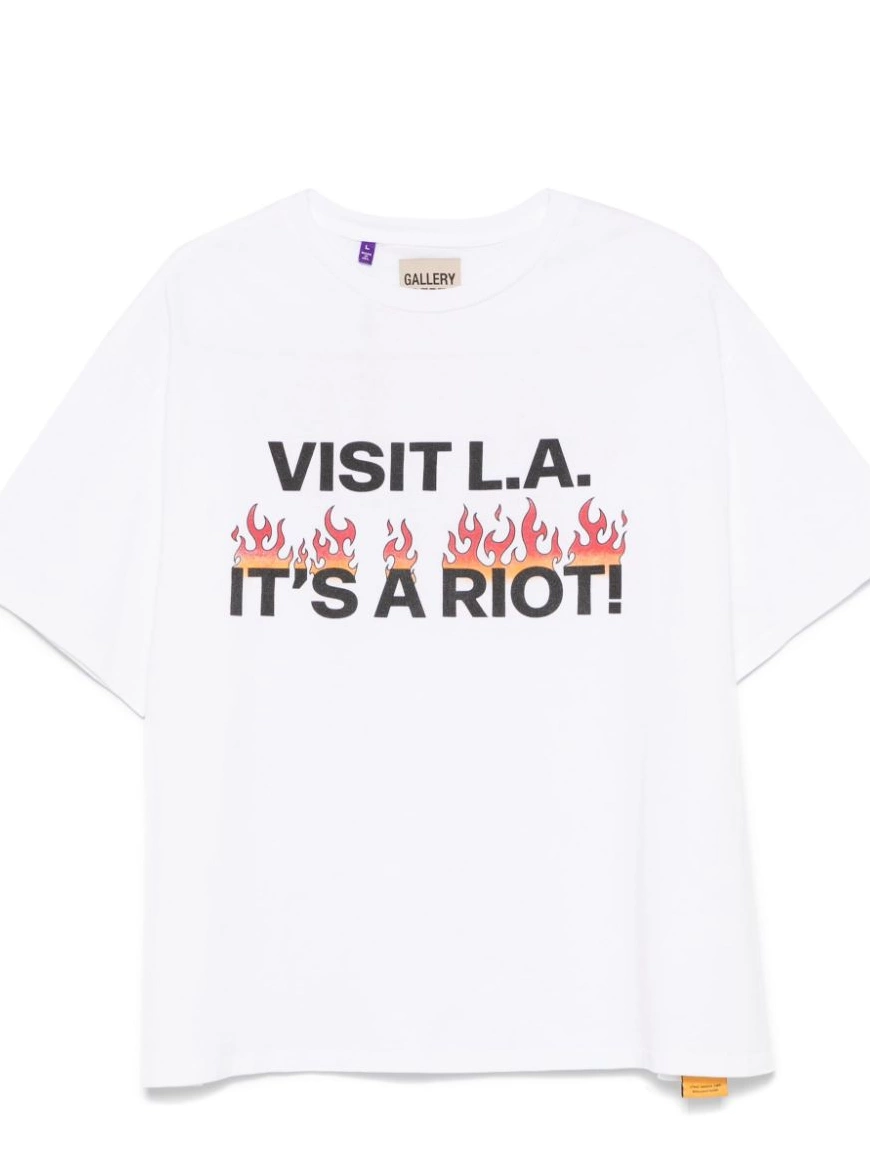 Affordable DEPT. GALLERY T-shirt Riot L.A. Women 0213